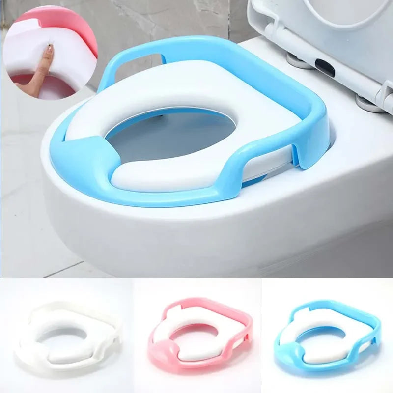 Baby Soft Toilet Seat Reducer with Handle