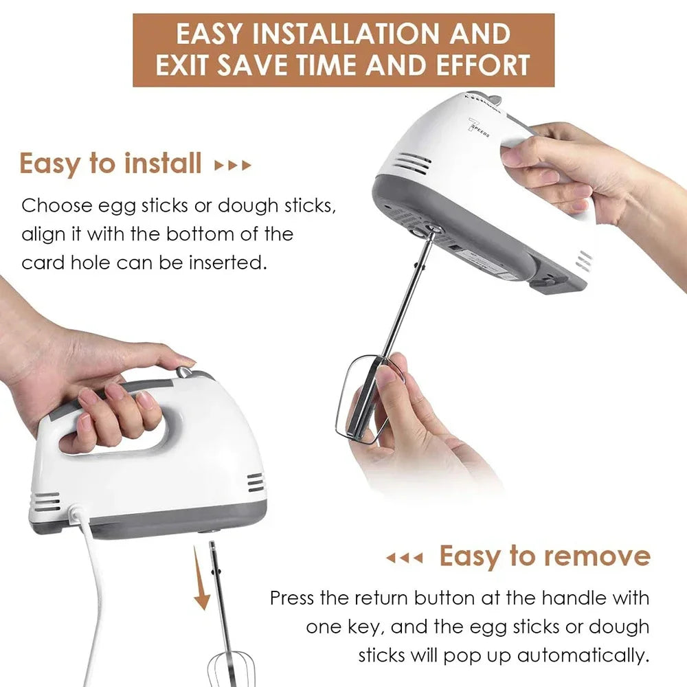 Scarlett 7-Speed Electric Hand Mixer