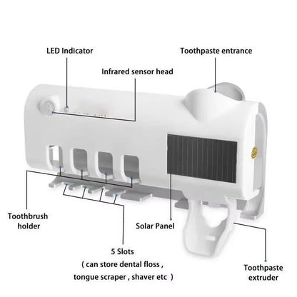 UV Toothbrush Sterilizer & Wall Mounted Toothbrush Holder