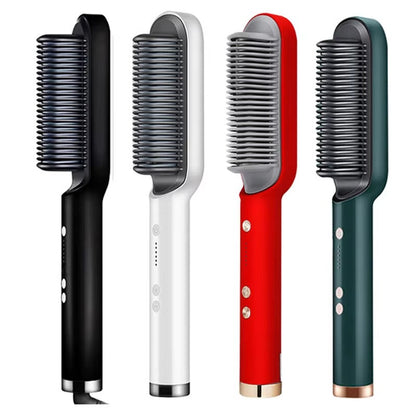 Straight Hair Comb Temperature Control Hair Straightener